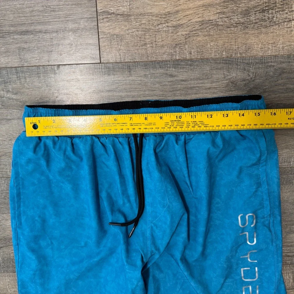 2 Pair Bundle Spyder Men's Swim Trunks Board Shorts XL Blue Teal‎ Green Beach